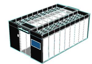 Buy cheap IP20 Container Modular Data Center 90KW Dual Row Integrated For Machine Room product