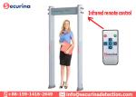 Elliptical Column Walk Through Security Detector , Door Frame Metal Detector
