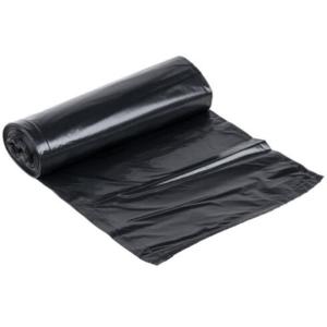 China Plastic Customized PLA Biodegradable Trash Bags Black Color On Roll on sale
