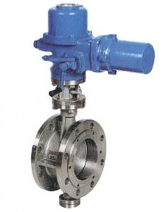 China Multilevel Triple Offset Butterfly Valve Electric Actuated Operation on sale