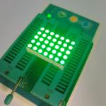 3mm 5 X 7 DOT Matrix Pure Green LED Display for Digital Time Zone Clock