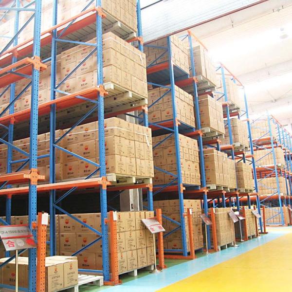 Customized Depth Drive In Pallet Racking Galvanized Surface Heavy Duty Warehouse Storage