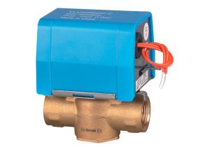 China Underfloor Heating PN10 Motorized Ball Valves , DC12V 1 Inch Brass Ball Valves on sale
