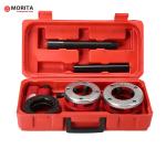 Ratchet pipe threading tools kit 1-1/2"-2" malleable cast iron, durable and