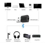 USB Bluetooth Audio Transmitter Bluetooth Adapter for Desktop computer laptop TV