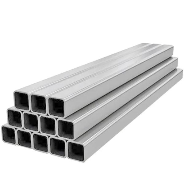Quality 3*3 Sizes Hollow Rectangular Aluminum Pipe 6063 Alloy Aluminum Square Tube for sale