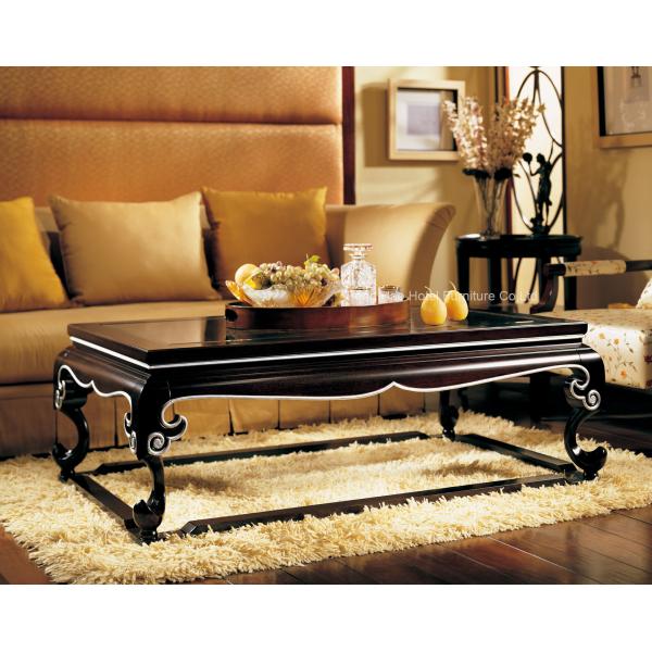 European Style Round Top Side Coffee Table Hand Carved Gilding Modern Coffee Table