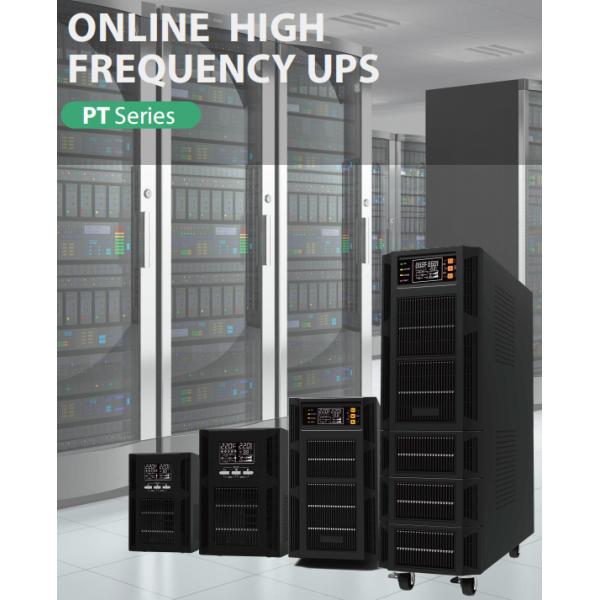 High Frequency 0ms Transfer Time LCD Display Online UPS