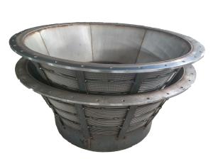 Polishing V-Wire Baskets with Smooth Edge Treatment Effective Solution