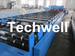 Chain Drive Tile Roll Forming Machine With Hydraulic Pressing Cutting Devices