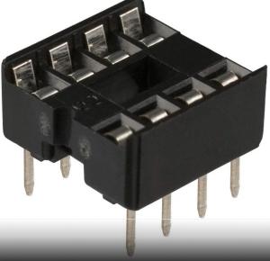 Buy cheap A 08-LC-TT DIP Connector Row Spacing 8 Pin Ic Socket 0.3&quot; Tin Through Hole product
