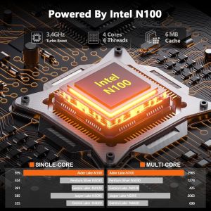 16" Windows Laptop Computer FHD Display IPS 1800P Intel Alder Lake N100 Windows