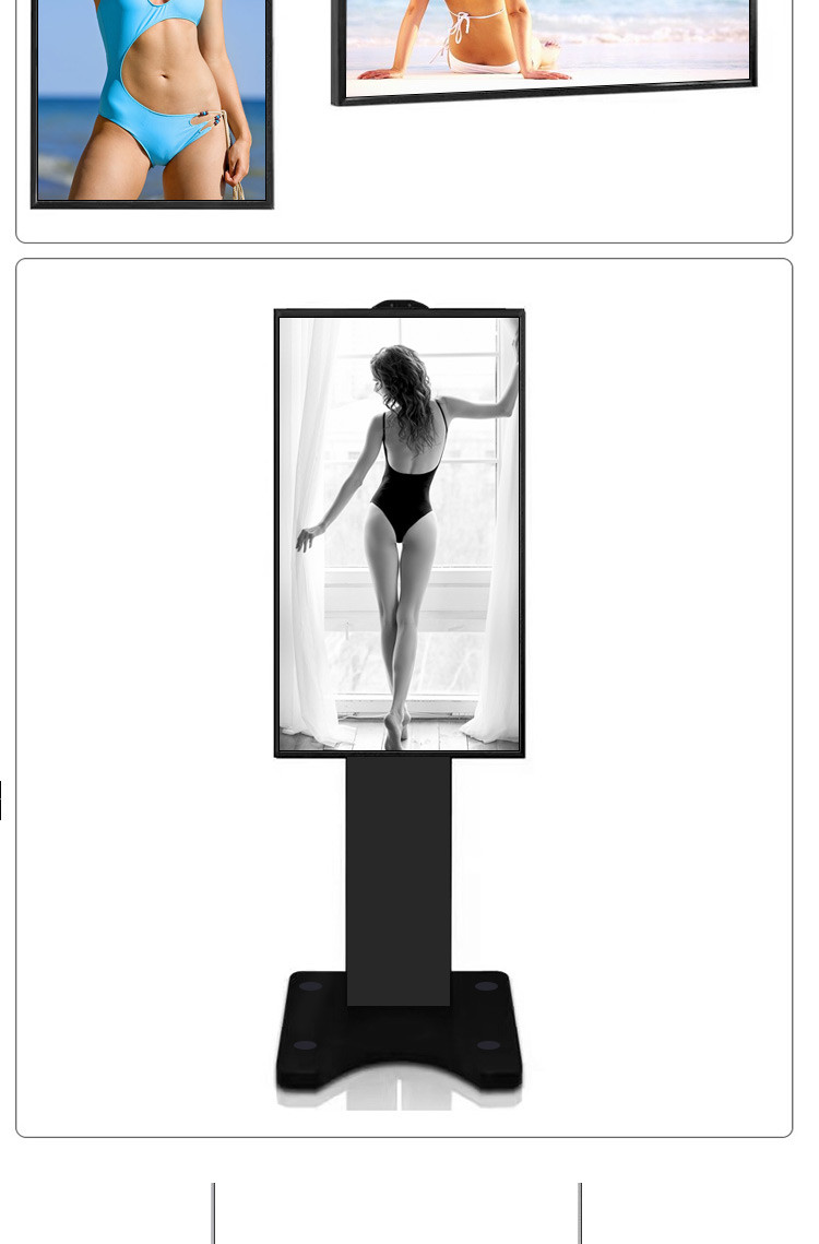 Hanging Window LCD Display Advertising Screen Digital Shop Window Displays