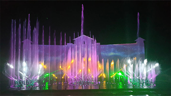Vietnam Show Water Dancing Fountain Musical Signal Control