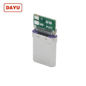 China Side Plug Male Usb C Connector Usb 2.0 Type C Connector For Playing Game Cable on sale