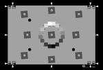 Nine Slanted Edge Structure Resolution Test Chart Sine Image Iso 12233 Slanted