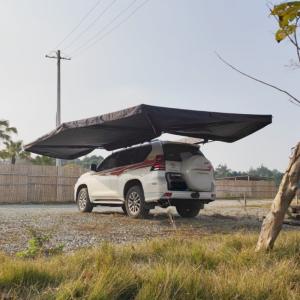 Buy cheap Weather Resistant 270 Degree Awning Side Open Awning With Led OEM product