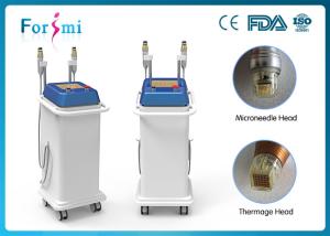 Buy cheap Newest vertical RF micro needling skin rejuvenation machine with two handles non-invasive treatment product