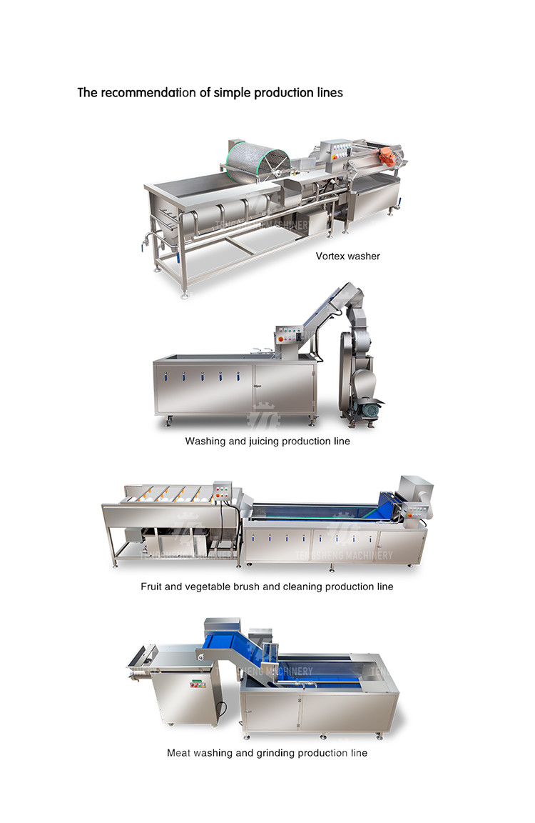 Multifunction Fruit And Vegetable Processing Line Automatic Washing And Sorting Machine