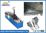 Lightweight Stud And Track Roll Forming Machine , Blue Color Metal Stud Machine