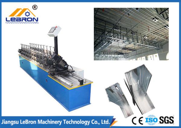 Quality Lightweight Stud And Track Roll Forming Machine , Blue Color Metal Stud Machine for sale