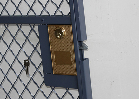 2 Sides Wire Mesh Security Partitions 10 Feet Width 10 Feet Depth 8 Feet High