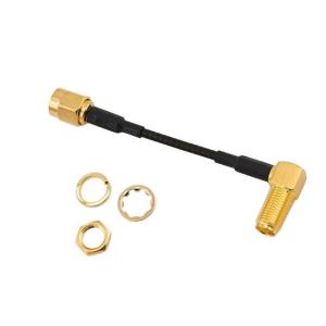 Buy cheap Hexie RG178 RG316 Radio Frequency Antennas Assembly Female SMA Right Angle product