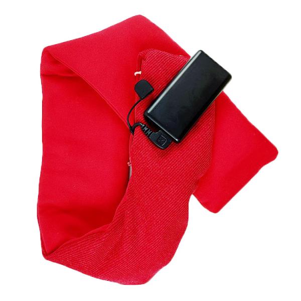 Quality Knitted Electric Heating Scarf For Winter 65degree Temperature Graphene Material for sale