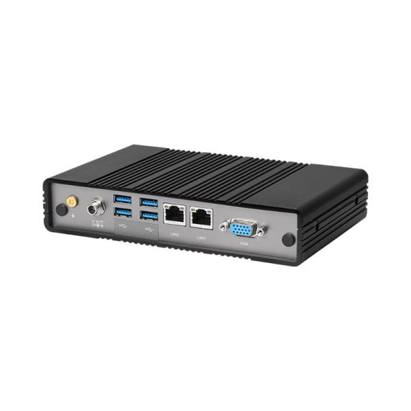Quality Intel Atom E3940 DDR3L 8GB Industrial PC Dual LAN Dual COM Fanless Mini Computer for sale
