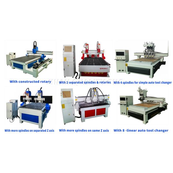 4 Spindles Simple ATC Portable Cnc Router Woodworking Machine 4x8