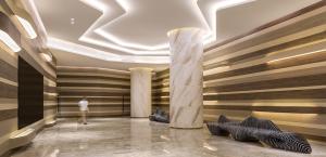 Tall Smart Hotel Lobby Furniture With Seating