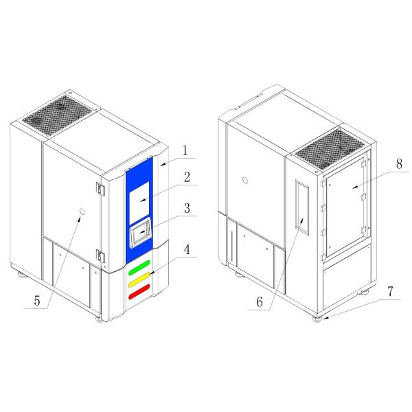28m3 Programmable Control Climatic Test Chamber For Temperature Test
