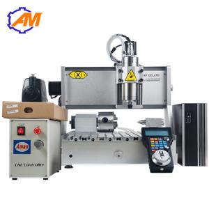 China Low price AMAN 3040 mini metal cnc router engraving machine, cnc router machine,aman 3040 4 axis mini cnc router on sale