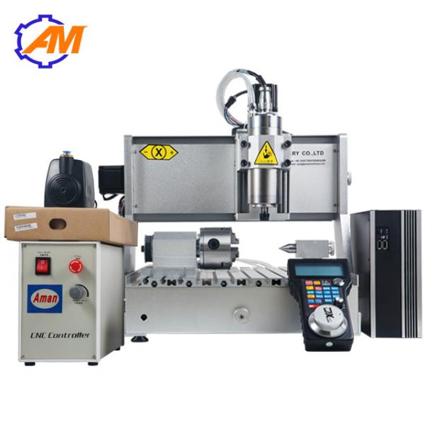 PCB mini cnc engraving machine cnc router machine,aman 3040 4 axis for pcb