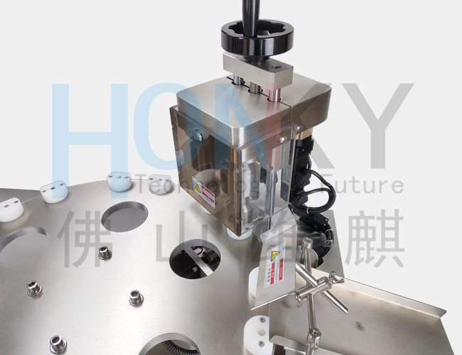 Small Scale Reagent Bottle Filling Capping Machine Semi Automtaic
