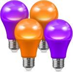 Dimmable 9W LED Amber Light Bulb 60W Equivalent E26 Base A19 Bulb For Enclosed