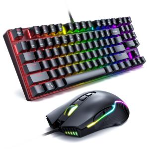 Buy cheap Onikuma Wholesale LED Light Computer PC Gaming Kit Set Optical Gaming Keyboard and Mouse Combo product