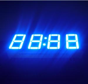Ultra Blue LED Clock Display 0.56  , Led 4 dight 7 Segment Display 50.4*19*8MM