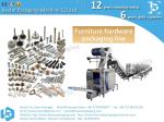 Hardware packing machine with 23 counting bowls customized with glue surface