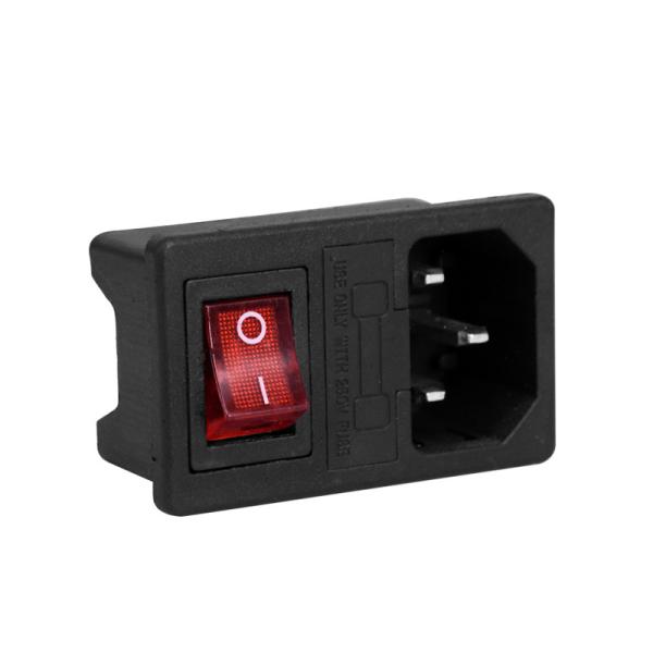 Quality Black 15g Plastic Power Switch 3D Printer Accessory With Push Button for sale