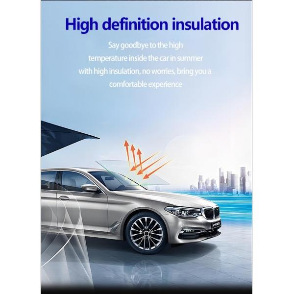 Car Window Tint Chemical Resistant Anti Static Nano Carbon Film For Automotive