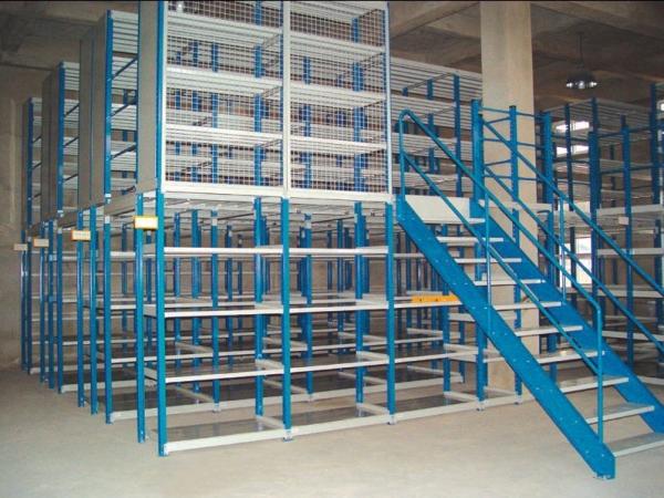 Quality Multi - tier mezzanine racking system(2-3 floor) 150- 500KG per level capacity for sale