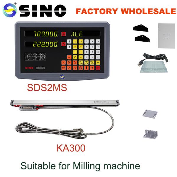 Quality SDS2MS SINO Digital Readout System DRO KA300 Glass Linear Scale IP64 for sale