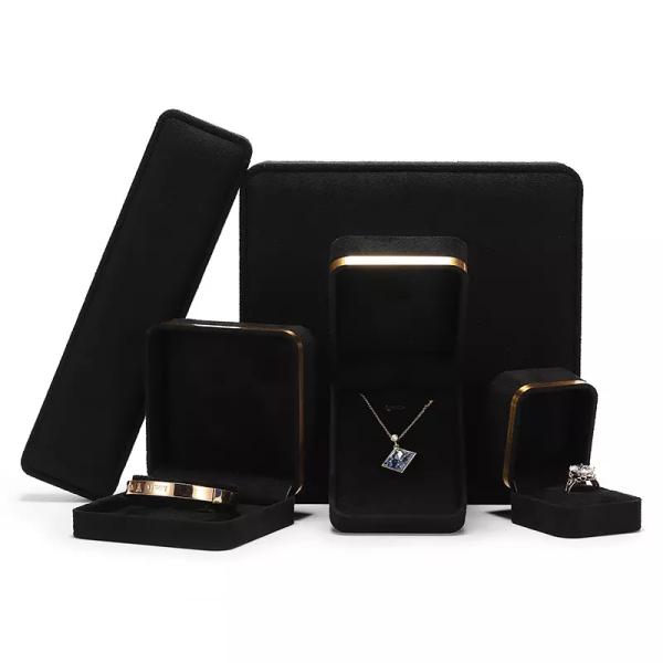 Flannelette Velvet Bracelet Packaging Box Pink Iso Certificated