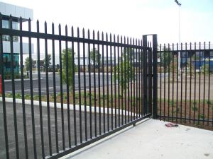 Custom Made Black Powder Coating Garrison Fencing Panel Anti Rust