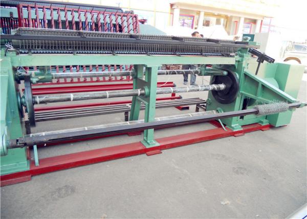 Quality 4.6T Double Twisted Gabion Mesh Machine , Hexagonal Wire Mesh Machine For Feed Fence for sale