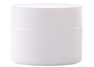 China 35G PP Plastic Cream Jar Mosquito Repellent Bottle Makeup Package White Aromatherapy Storage Containers Easy To Carry on sale