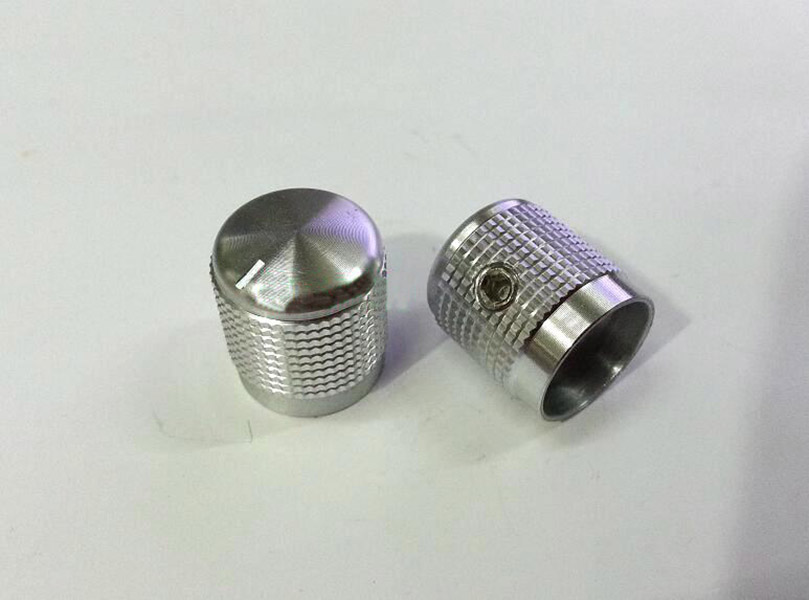 Guitar AMP Volume Knob D15mm H10mm White Set Pointer knobs FR Guitar Amp Effect Pedal Cabinet