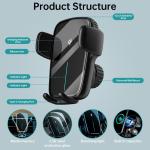 Fully Automatic Coil Alignment Magsafe Car Mount With Model Memory Function