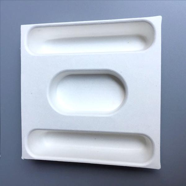 Sugarcane Moulded Fiber Packaging Formed Pulp Packaging For Tooth Scaler